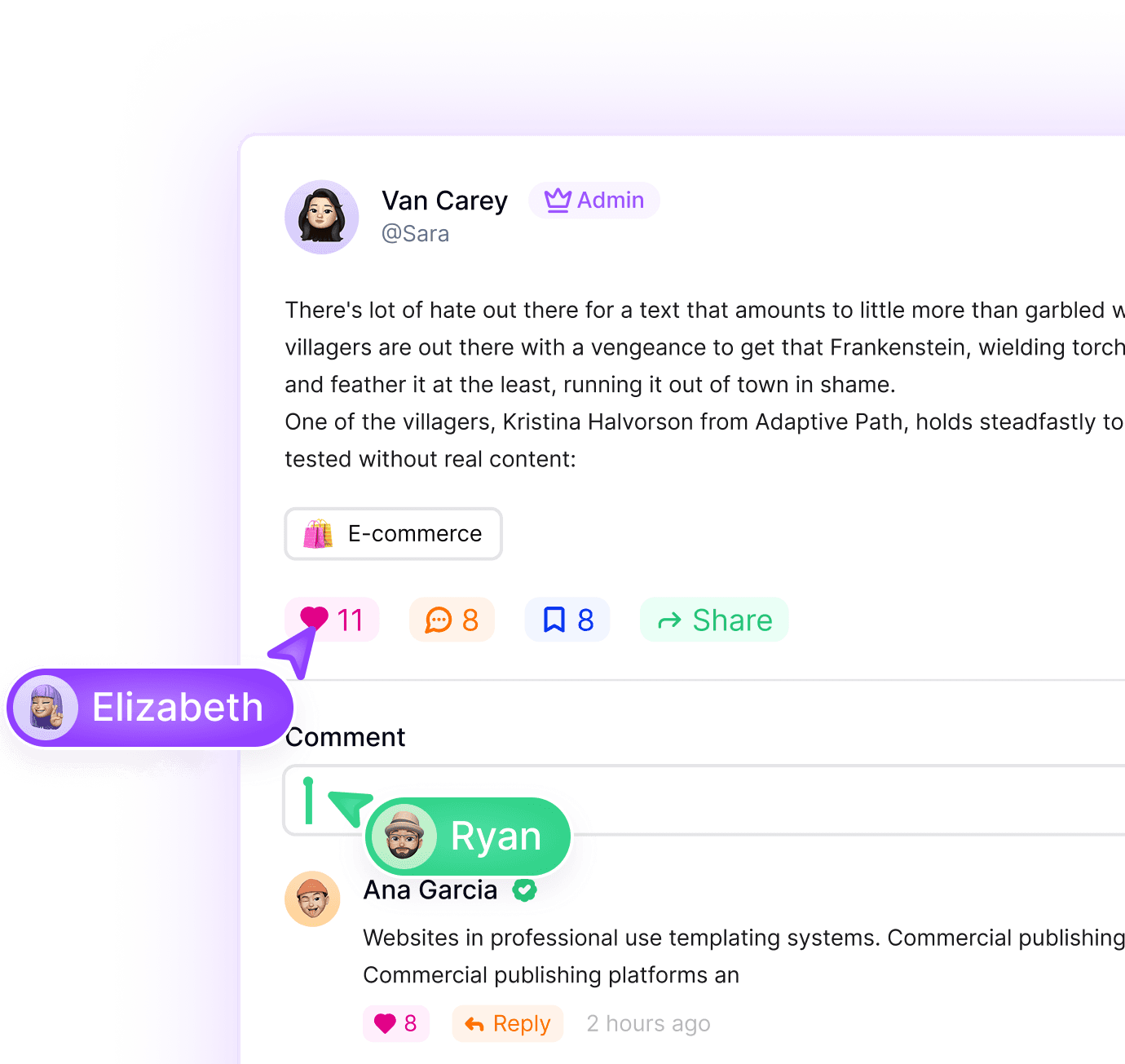 Community feed image